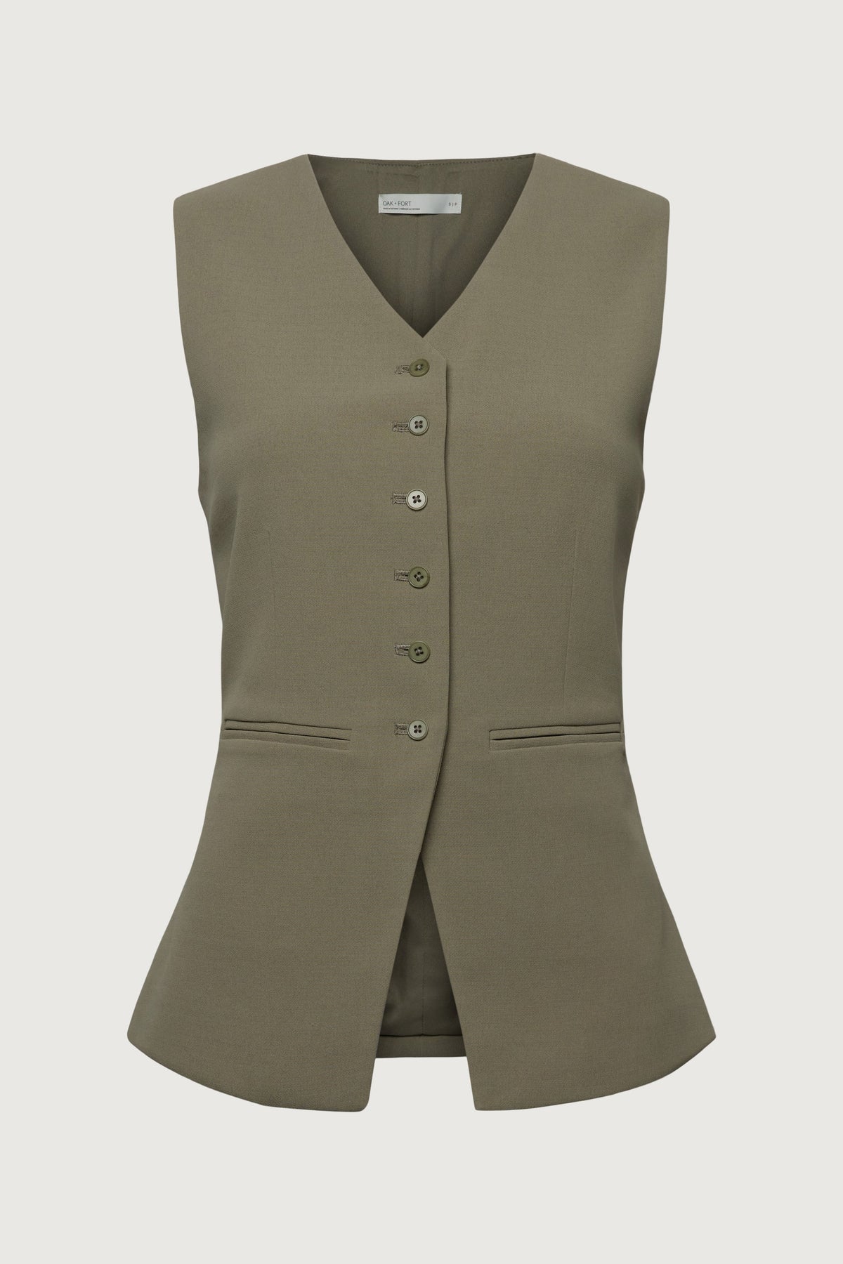 BUTTON FRONT SUITING VEST