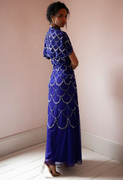 Riashma Couture Blue Katherine Gown