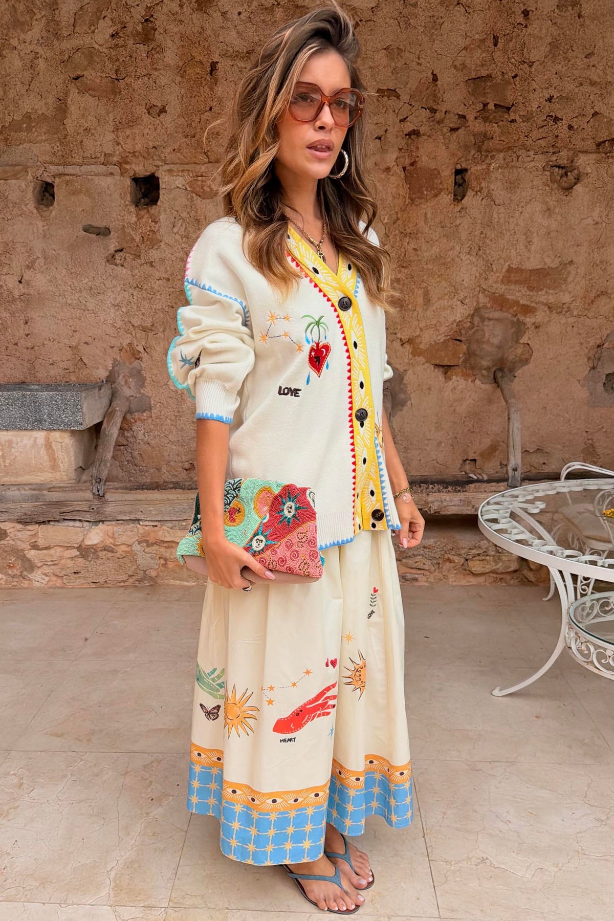 Cream Celestial Martha Cardigan