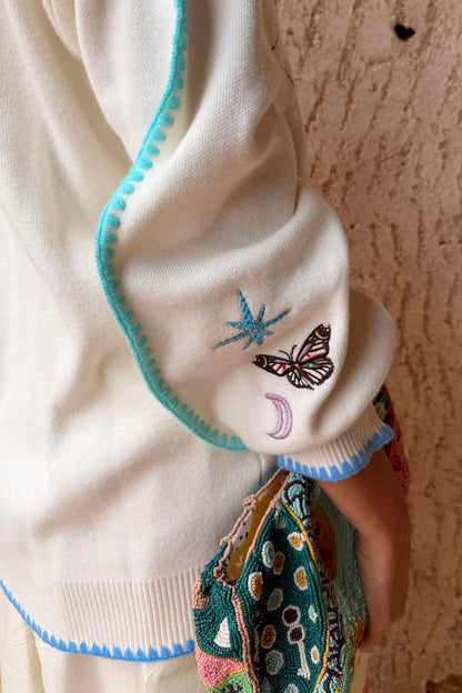 Cream Celestial Martha Cardigan