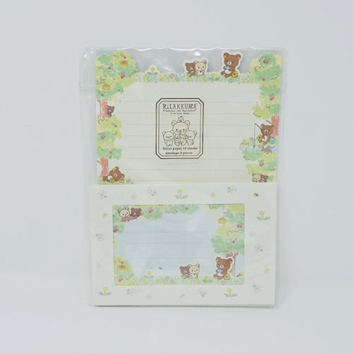 2015 Rilakkuma Honey Forest Theme Letter Set
