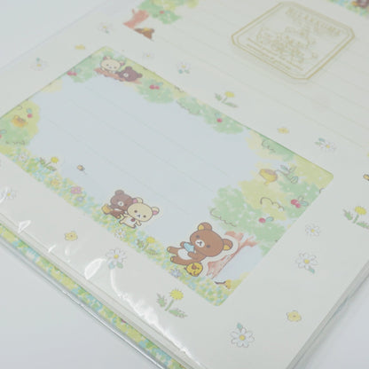2015 Rilakkuma Honey Forest Theme Letter Set