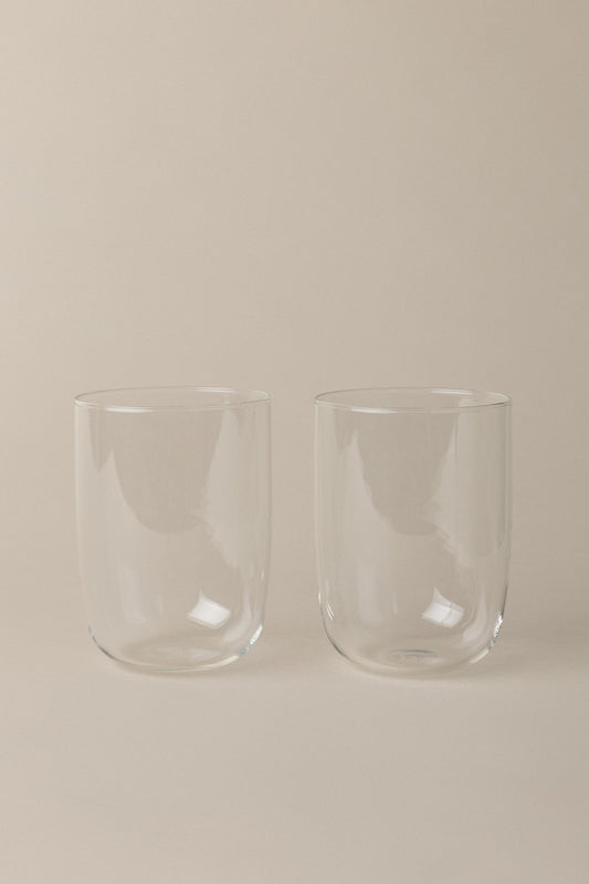 STACKABLE COOLER GLASSES, SET OF 2