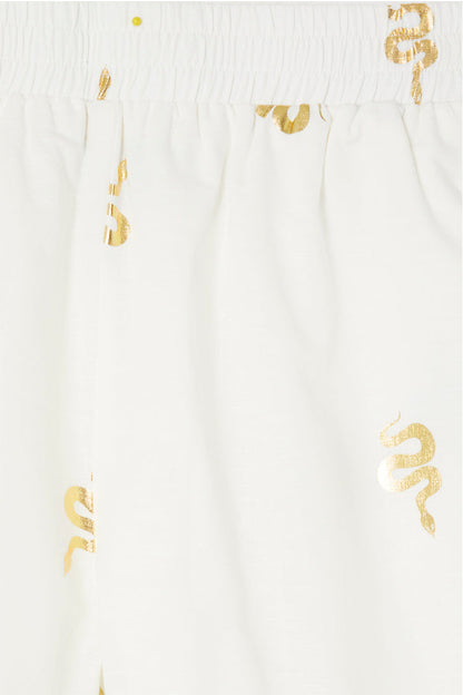 Gold Snake Elissa Shorts