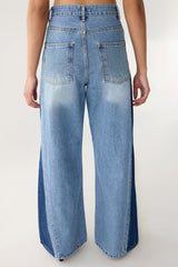 DUO TONE WASH STRAIGHT LEG DENIM JEAN