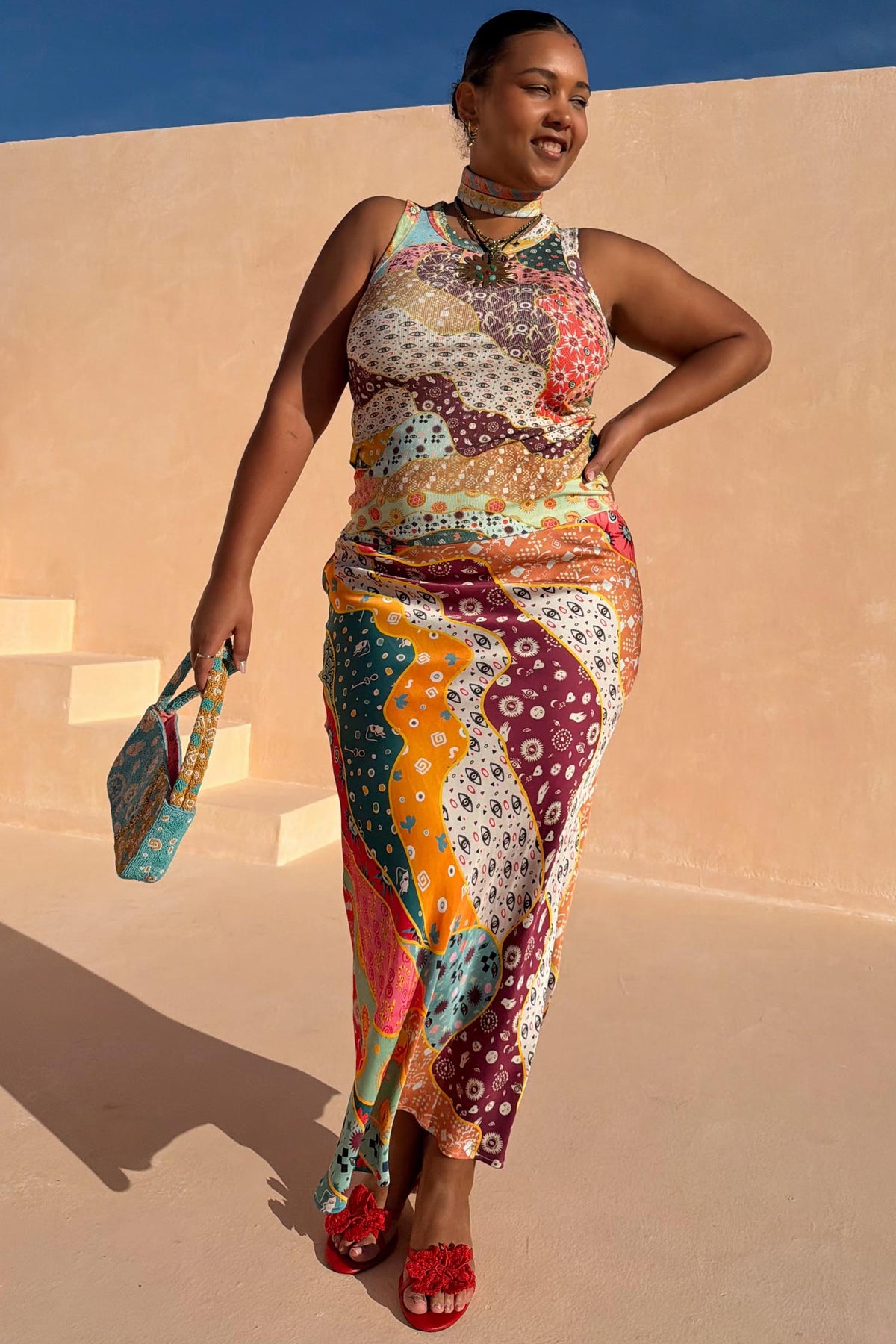 Pastel Morocco Dorris Skirt