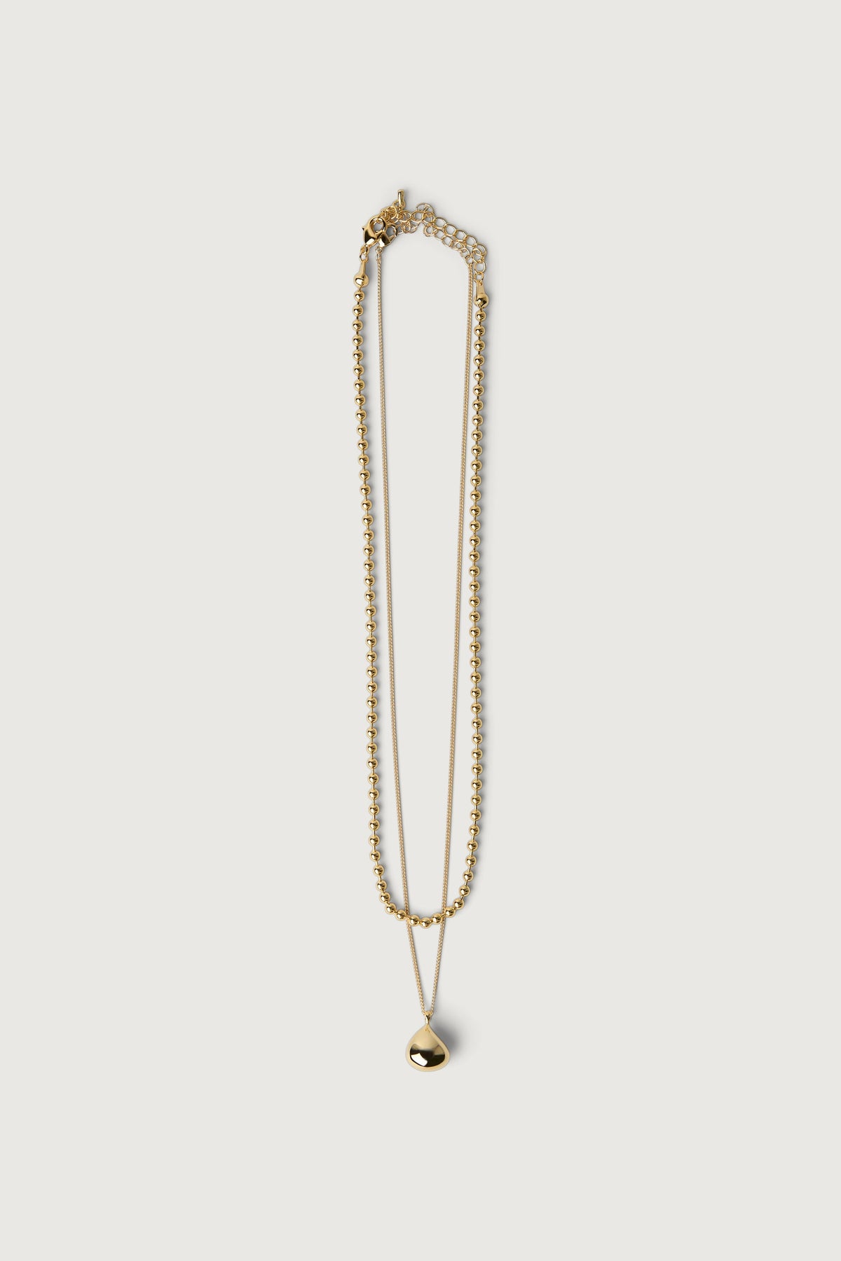 LAYERED HEART PENDANT NECKLACE