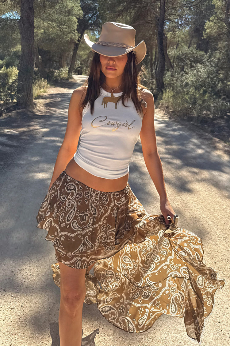 White Cowgirl Tank