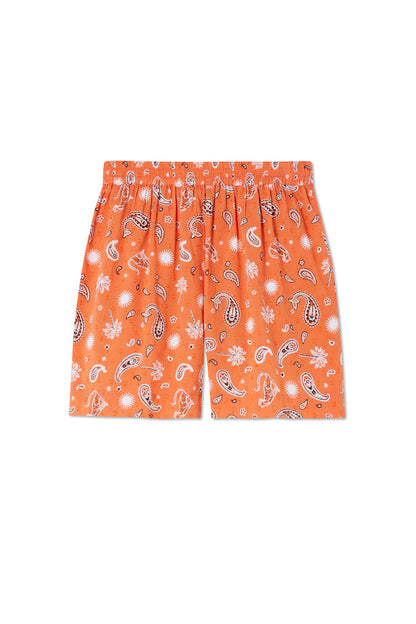 Orange Leopard Elissa Short