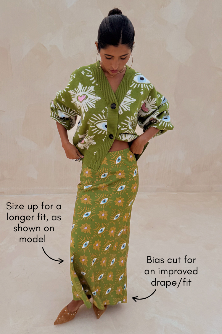 Khaki Eye Dorris Skirt