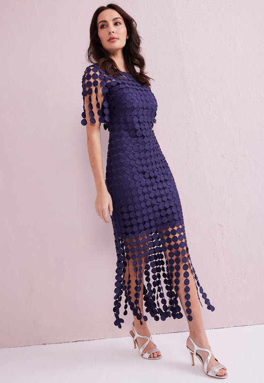 Samantha Jane Blue Sammi Cocktail Dress