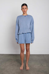 GARMENT DYED CREWNECK SWEATSHIRT