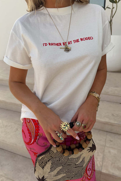 White Rodeo T-Shirt