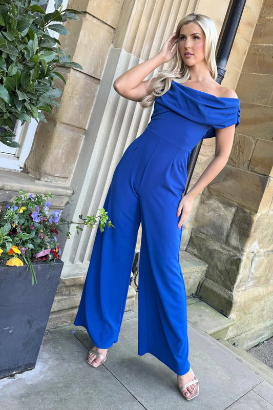 Venice jumpsuit in cobalt