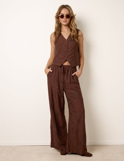 Embroidered Pattern Co-Ord Set