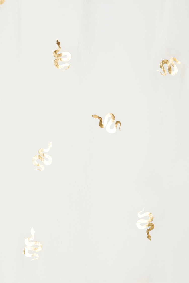Gold Snake Jaspre Wrap Skirt