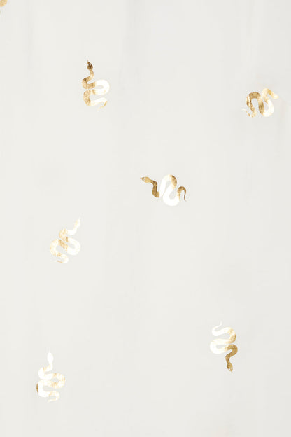 Gold Snake Jaspre Wrap Skirt