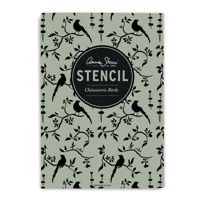 Annie Sloan Stencil - Chinoiserie Birds Stencil