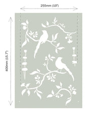 Annie Sloan Stencil - Chinoiserie Birds Stencil