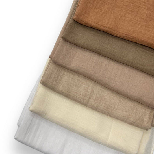 Big Plain Cotton Blend Scarf