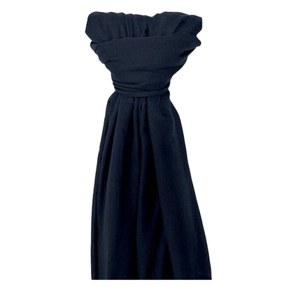 Big Plain Cotton Blend Scarf