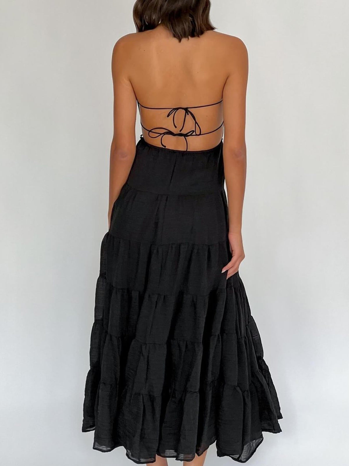 Good Timer Halter Maxi Dress
