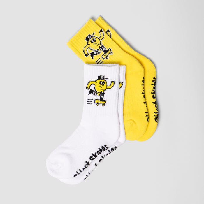 BLAST KIDS LOGO SKATE SOCKS (2 PACK)