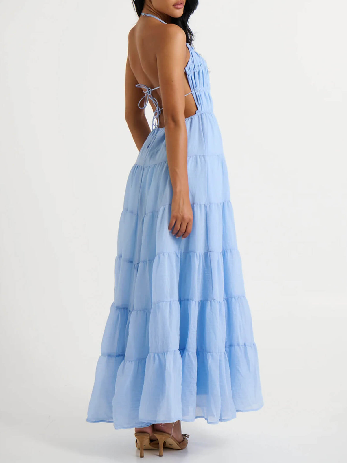 Good Timer Halter Maxi Dress