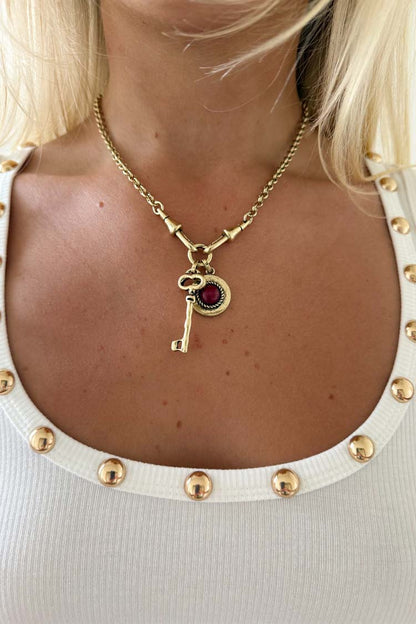 Deloris Key Necklace