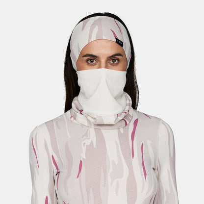 Double Up Heavyweight Grid Fleece Merino Neck Gaiter