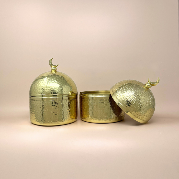 Golden Moon Dome: Hammered Finish