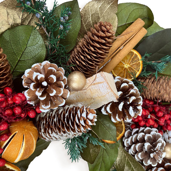 H Potter - Preserved Spiced Cottage Wreath