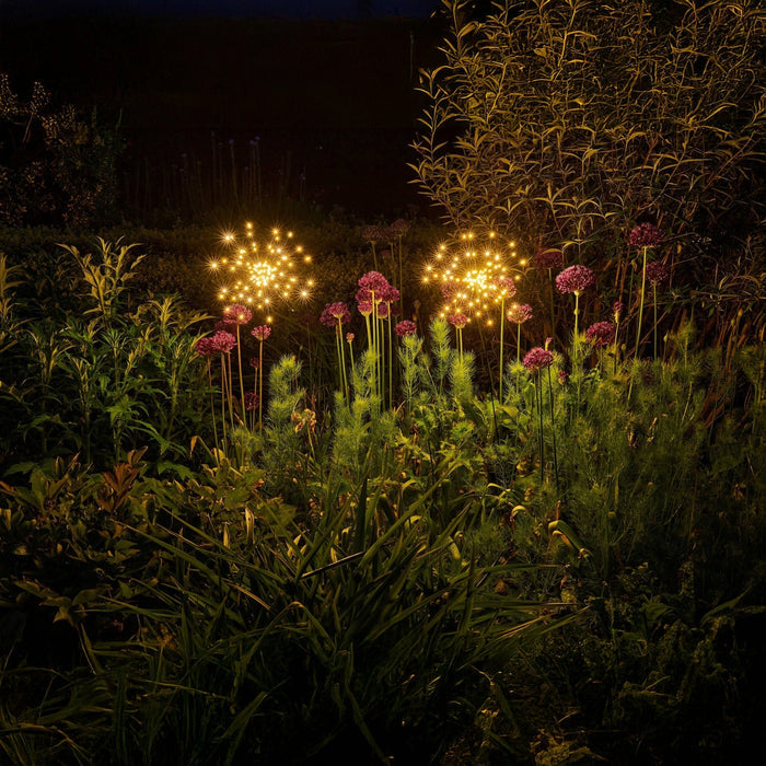 H Potter Solar Sparkle Stake Light – 90 LED Outdoor Solar Garden Light