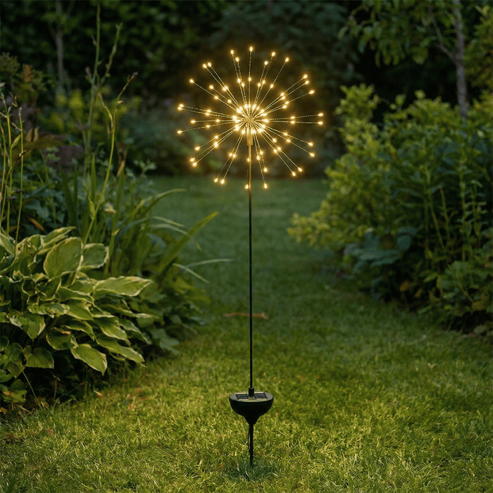 h potter solar sparkle stake light front view