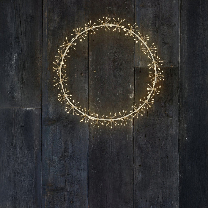 H Potter Starlight LED Wreath – Warm White Indoor Outdoor Light