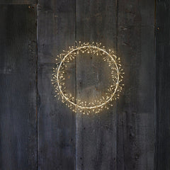 H Potter Starlight LED Wreath – Warm White Indoor Outdoor Light