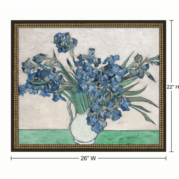 H Potter Vase of Many Seasons Canvas Wall Art