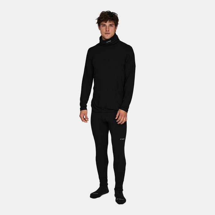 Heavyweight Grid Fleece Merino Neck Gaiter