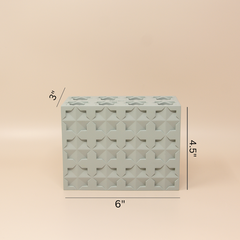 Islamic Geometric Base/Candle Holder - Rectangle
