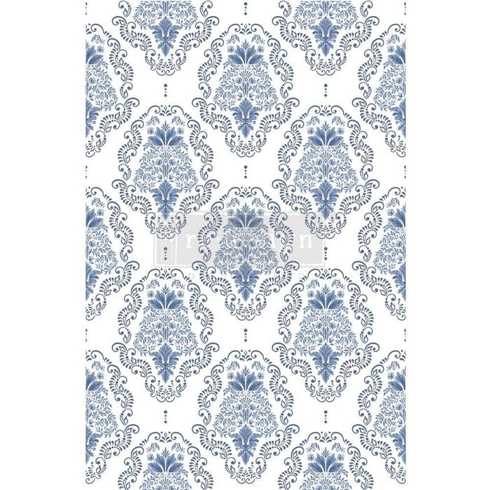 Kacha Dana Damask Redesign with Prima Decor Transfers