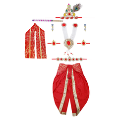 Krishna Dress for Baby Boy Kids Set of 10 Little Krishna Ji Kanha Janmasthmi Costume for Kids