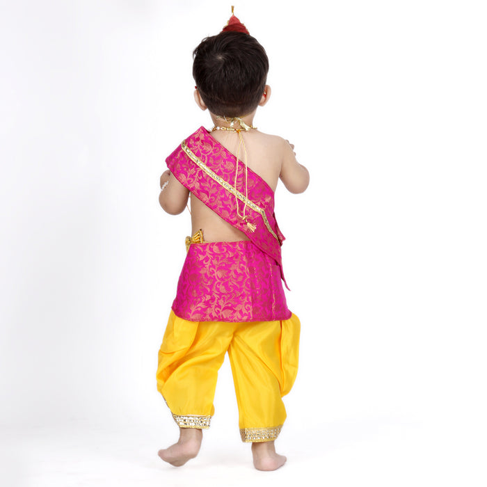 Krishna Dress for Baby Boy Kids Set of 10 Little Krishna Ji Kanha Janmasthmi Costume for Kids