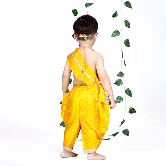 Krishna Dress for Baby Boy Kids Set of 10 Little Krishna Ji Kanha Janmasthmi Costume for Kids