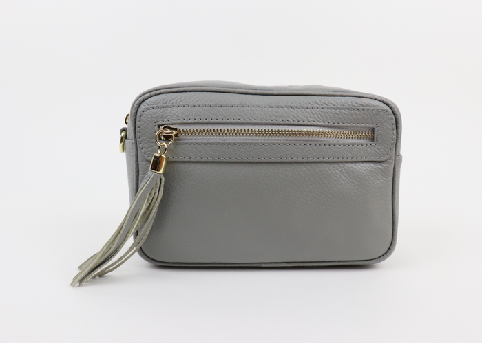 Leather Bag with Tassel