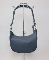 Leather Shoulder Moon Shape Bag