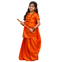 Meera Bai Janmashtami Costume - Kids Fancy Dress (IMC674)