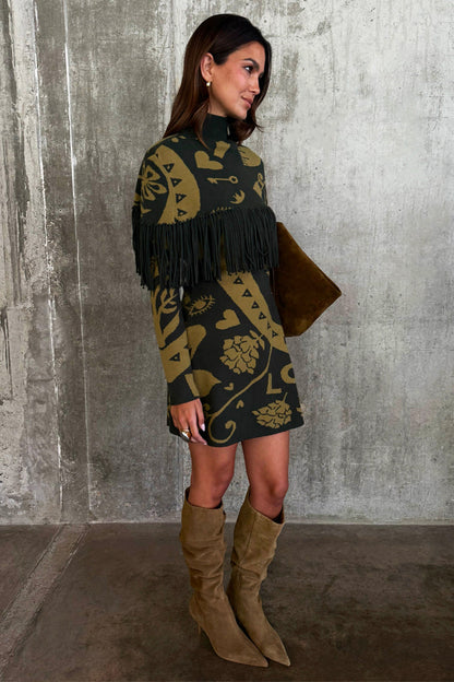Olive Amara Knit Mini Dress