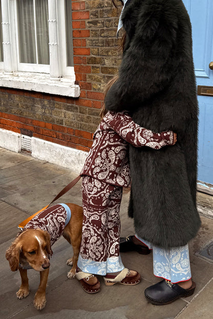 Chocolate Bandana Dog Jumper