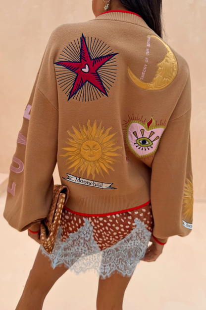 Camel Mystical Cardigan