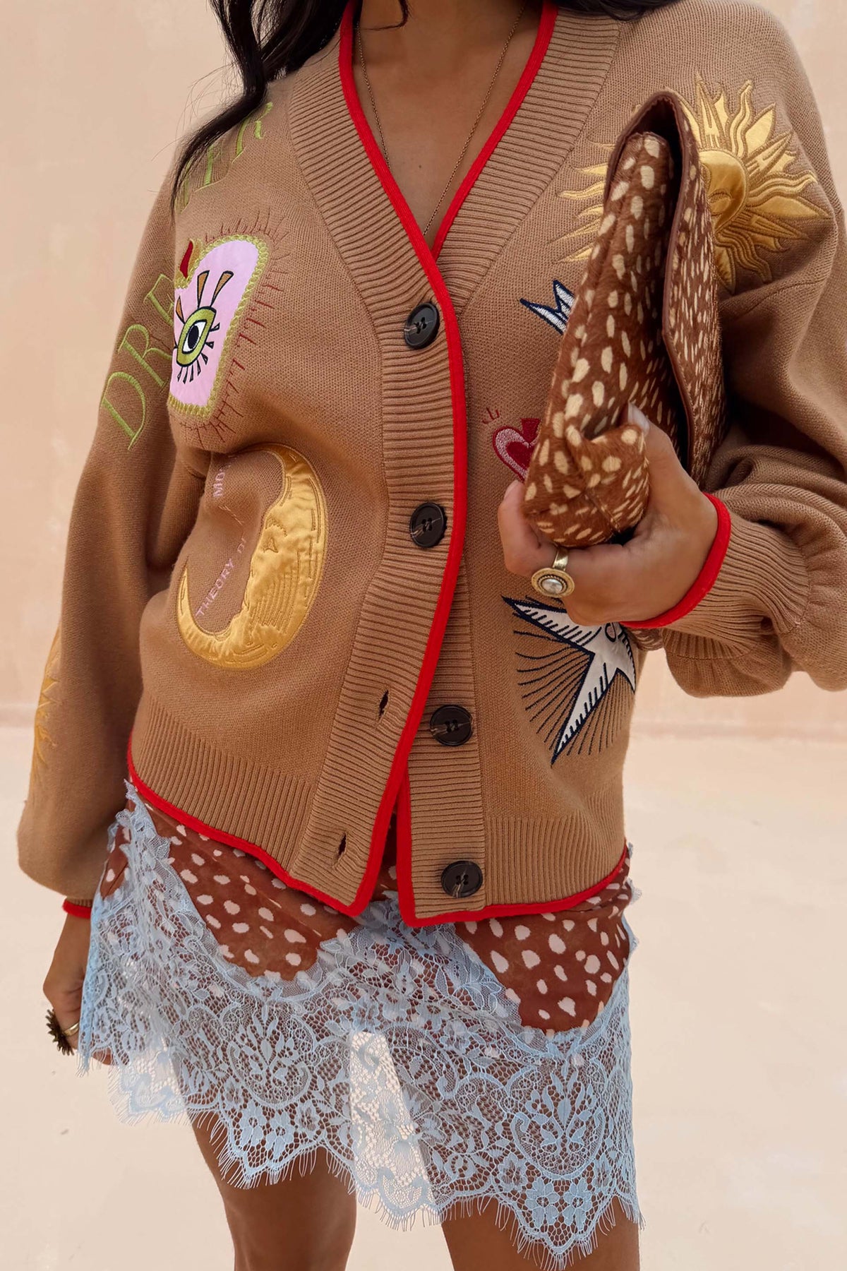 Camel Mystical Cardigan